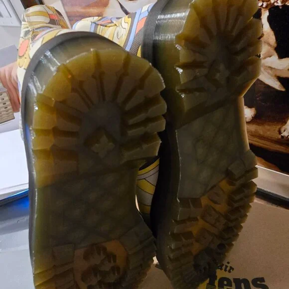 DR. MARTENS JADON RETRO RAY CANVAS PLATFORM 8 EYE SIDE ZIP Women's Size 11 US - Picture 9 of 15